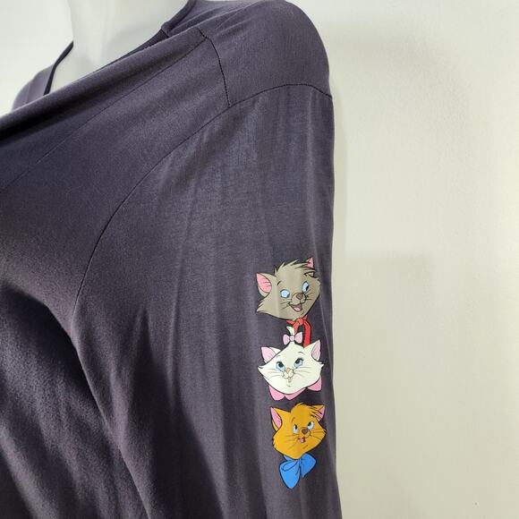 Torrid Disney Cardigan 3X The Aristocats Characters Super Soft Open Front Knit - Picture 4 of 7